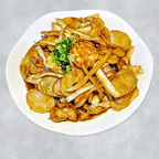 Best 三鲜炒年糕 Stir Fried Rice Cake (Pork, Chicken,Vegetables) in Cambridge, MA
