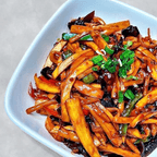 Best 鱼香杏鲍菇 Apricot Mushroom w. Yu-xiang Sauce in Cambridge, MA