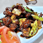 Best 蜜汁黑椒牛仔粒 Beef, Mushroom, Asparagus w. Special Sauce in Cambridge, MA